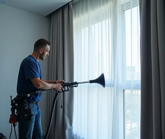 Professional drapes cleaning process tools Matty Curtain Cleaning lara-vic